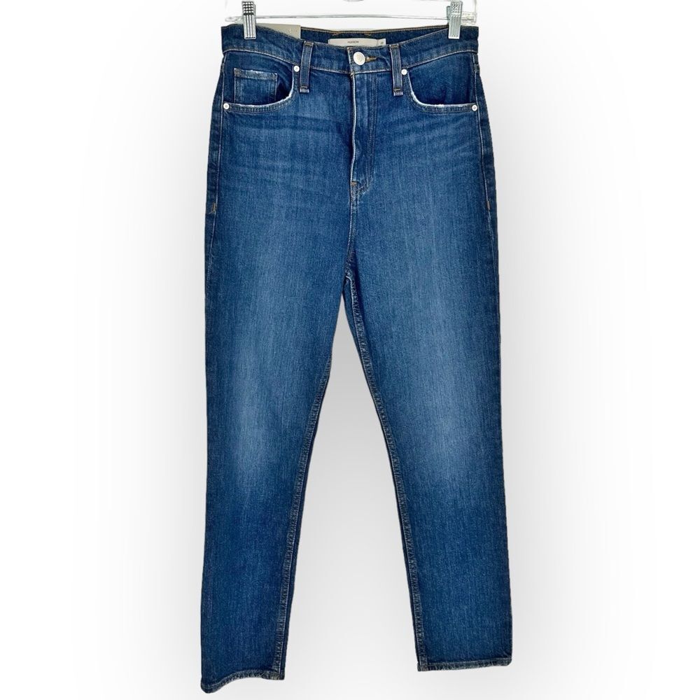 HUDSON NWT Women’s Harlow Ultra High-Rise Cigarette Ankle Jean size 28 mom jeans